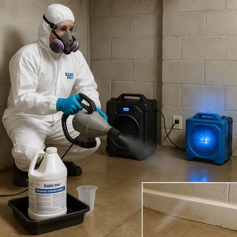 Sanitization and Odor Removal process in New Paris, OH