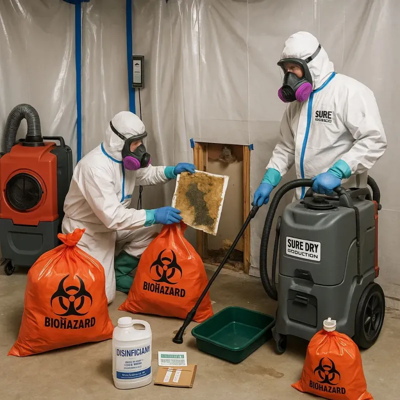 Contaminated Water Handling Protocols process in New Paris, OH